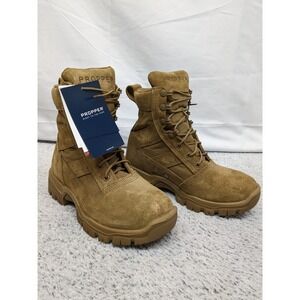 Propper Series 300 Tactical Combat Boots Mens 6M Womens 8M Coyote USA Made NIB